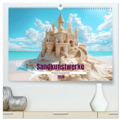 Sandkunstwerke - Einfach faszinierend (hochwertiger Premium Wandkalender 2026 DIN A2 quer), Kunstdruck in Hochglanz Sandkunstwerke - Einfach faszinierend (hochwertiger Premium Wandkalender 2026 DIN A2 quer), Kunstdruck in Hochglanz
