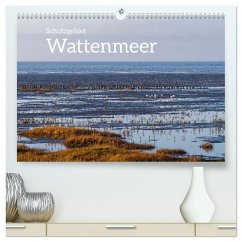Schutzgebiet Wattenmeer (hochwertiger Premium Wandkalender 2026 DIN A2 quer), Kunstdruck in Hochglanz