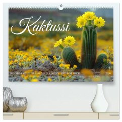 Kaktussi (hochwertiger Premium Wandkalender 2026 DIN A2 quer), Kunstdruck in Hochglanz Kaktussi (hochwertiger Premium Wandkalender 2026 DIN A2 quer), Kunstdruck in Hochglanz