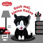 Kontrastbuch für Babys mit Fingerpuppe: Guck mal, kleine Katze