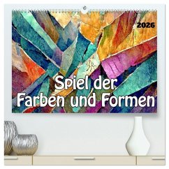 Cover Spiel der Farben und Formen (hochwertiger Premium Wandkalender 2026 DIN A2 quer), Kunstdruck in Hochglanz