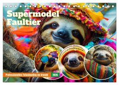 Cover Supermodel Faultier. Professionelles Fotoshooting im Urwald (Tischkalender 2026 DIN A5 quer), CALVENDO Monatskalender