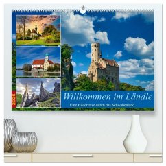 Willkommen im Ländle (hochwertiger Premium Wandkalender 2026 DIN A2 quer), Kunstdruck in Hochglanz
