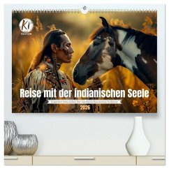Reise mit der indianischen Seele (hochwertiger Premium Wandkalender 2026 DIN A2 quer), Kunstdruck in Hochglanz Cover Reise mit der indianischen Seele (hochwertiger Premium Wandkalender 2026 DIN A2 quer), Kunstdruck in Hochglanz