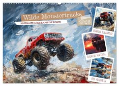 Cover Wilde Monstertrucks (Wandkalender 2026 DIN A2 quer), CALVENDO Monatskalender