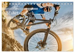 Cover Abfahrtsrausch Downhill Aktion (Tischkalender 2026 DIN A5 quer), CALVENDO Monatskalender