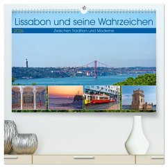 Cover Lissabon und seine Wahrzeichen - Zwischen Tradition und Moderne (hochwertiger Premium Wandkalender 2026 DIN A2 quer), Kunstdruck in Hochglanz