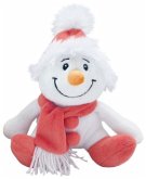 TRÖTSCH - Plüsch Schneemann rot