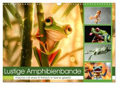 Cover Lustige Amphibienbande (Wandkalender 2026 DIN A3 quer), CALVENDO Monatskalender