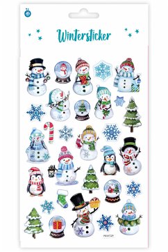 Cover TRÖTSCH - 3D-Wintersticker mit Folie   Ab 3 Jahren