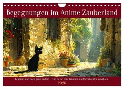 Cover Begegnungen im Anime Zauberland (Wandkalender 2026 DIN A4 quer), CALVENDO Monatskalender