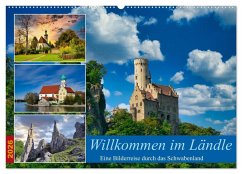Willkommen im Ländle (Wandkalender 2026 DIN A2 quer), CALVENDO Monatskalender