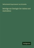 Beiträge zur Geologie Ost-Asiens und Australiens