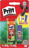 Pritt BTS Designstifte, Klebestifte 1×43g + 1×10 g, Blisterkarte
