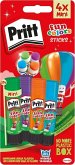 Pritt Klebestifte Fun Colors, 4 × 10 g sortierte Farben, (grün, orange, blau, lila) 9H PRRSI