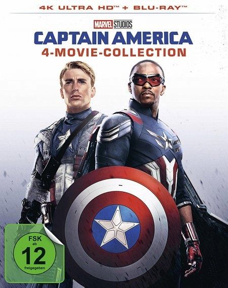 Captain America 4-Movie-Collection Uhd+Bd