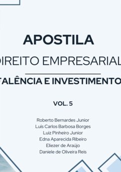 Cover Apostila De Direito Empresarial Falências E Investimentos Vol. 5 (eBook, ePUB)