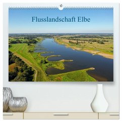 Flusslandschaft Elbe (hochwertiger Premium Wandkalender 2026 DIN A2 quer), Kunstdruck in Hochglanz