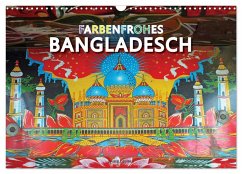 Farbenfrohes Bangladesch (Wandkalender 2026 DIN A3 quer), CALVENDO Monatskalender