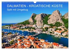 DALMATIEN - KROATISCHE KÜSTE - Split mit Umgebung (Wandkalender 2026 DIN A3 quer), CALVENDO Monatskalender Cover DALMATIEN - KROATISCHE KÜSTE - Split mit Umgebung (Wandkalender 2026 DIN A3 quer), CALVENDO Monatskalender