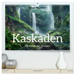 Kaskaden - Die Poesie des Wassers (hochwertiger Premium Wandkalender 2026 DIN A2 quer), Kunstdruck in Hochglanz