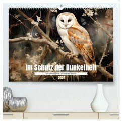 Im Schutz der Dunkelheit (hochwertiger Premium Wandkalender 2026 DIN A2 quer), Kunstdruck in Hochglanz