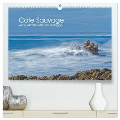 Cote Sauvage. Wilde Atlantikküste der Bretagne. (hochwertiger Premium Wandkalender 2026 DIN A2 quer), Kunstdruck in Hochglanz
