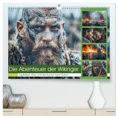 Die Abenteuer der Wikinger (hochwertiger Premium Wandkalender 2026 DIN A2 quer), Kunstdruck in Hochglanz