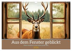 Aus dem Fenster geblickt (Wandkalender 2026 DIN A3 quer), CALVENDO Monatskalender