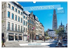 Cover Antwerpen - sehen und erleben (Wandkalender 2026 DIN A3 quer), CALVENDO Monatskalender
