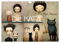 Die Katze - mein Freund (Wandkalender 2026 DIN A4 quer), CALVENDO Monatskalender Die Katze - mein Freund (Wandkalender 2026 DIN A4 quer), CALVENDO Monatskalender