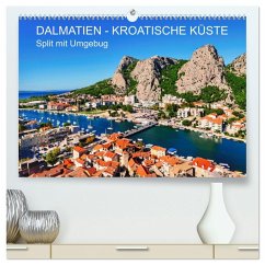 DALMATIEN - KROATISCHE KÜSTE - Split mit Umgebung (hochwertiger Premium Wandkalender 2026 DIN A2 quer), Kunstdruck in Hochglanz