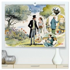 Du bist ein Segen! Segenswünsche aus der Bibel (hochwertiger Premium Wandkalender 2026 DIN A2 quer), Kunstdruck in Hochglanz