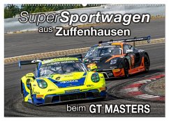 Cover Super Sportwagen aus Zuffenhausen beim GT MASTERS (Wandkalender 2026 DIN A2 quer), CALVENDO Monatskalender