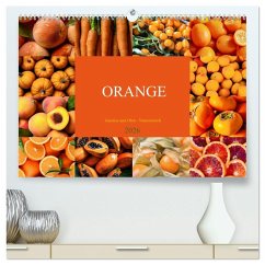 ORANGE - Gemüse und Obst -Vitaminreich (hochwertiger Premium Wandkalender 2026 DIN A2 quer), Kunstdruck in Hochglanz ORANGE - Gemüse und Obst -Vitaminreich (hochwertiger Premium Wandkalender 2026 DIN A2 quer), Kunstdruck in Hochglanz