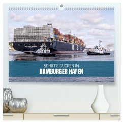 Schiffe gucken im Hamburger Hafen (hochwertiger Premium Wandkalender 2026 DIN A2 quer), Kunstdruck in Hochglanz Schiffe gucken im Hamburger Hafen (hochwertiger Premium Wandkalender 2026 DIN A2 quer), Kunstdruck in Hochglanz