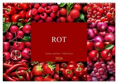 Cover ROT - Gemüse und Obst - Voller Power (Wandkalender 2026 DIN A2 quer), CALVENDO Monatskalender