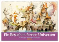 Ein Besuch in fernen Universen (Wandkalender 2026 DIN A2 quer), CALVENDO Monatskalender Ein Besuch in fernen Universen (Wandkalender 2026 DIN A2 quer), CALVENDO Monatskalender