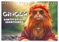 Cover Ginger - Samtpfotiger Abenteurer (Tischkalender 2026 DIN A5 quer), CALVENDO Monatskalender