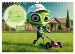 Cover Grüne Männchen - Ganz normale Außerirdische (Wandkalender 2026 DIN A3 quer), CALVENDO Monatskalender