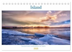 Island - faszinierende Landschaften im Süden (Tischkalender 2026 DIN A5 quer), CALVENDO Monatskalender