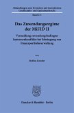 Das Zuwendungsregime der MiFID II Das Zuwendungsregime der MiFID II
