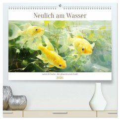 Neulich am Wasser (hochwertiger Premium Wandkalender 2026 DIN A2 quer), Kunstdruck in Hochglanz