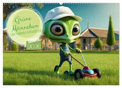 Cover Grüne Männchen - Ganz normale Außerirdische (Wandkalender 2026 DIN A2 quer), CALVENDO Monatskalender