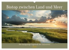 Biotop zwischen Land und Meer (Wandkalender 2026 DIN A2 quer), CALVENDO Monatskalender Cover Biotop zwischen Land und Meer (Wandkalender 2026 DIN A2 quer), CALVENDO Monatskalender