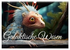 Galaktische Wesen (Wandkalender 2026 DIN A3 quer), CALVENDO Monatskalender