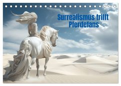 Cover Surrealismus trifft Pferdefans (Tischkalender 2026 DIN A5 quer), CALVENDO Monatskalender