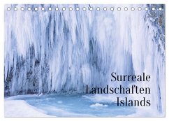 Surreale Landschaften Islands (Tischkalender 2026 DIN A5 quer), CALVENDO Monatskalender