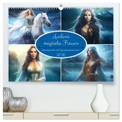 Avalons magische Frauen. Geheimnisvolle und Sagenumwobene Insel (hochwertiger Premium Wandkalender 2026 DIN A2 quer), Kunstdruck in Hochglanz