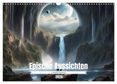 Cover Epische Aussichten (Wandkalender 2026 DIN A3 quer), CALVENDO Monatskalender